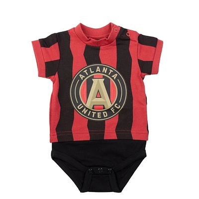 Body T-shirt pour bébé Sport Design Suède rouge Atlanta United FC