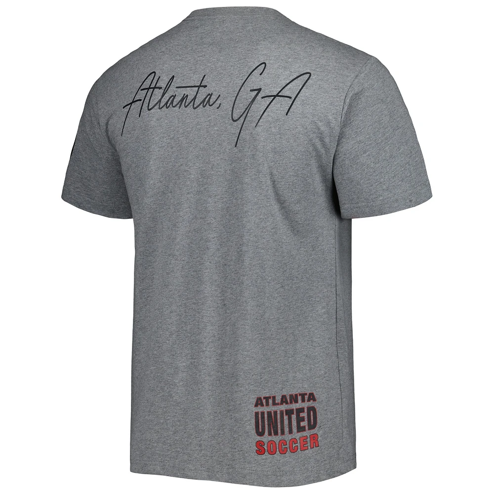 T-shirt gris Mitchell & Ness Atlanta United FC City pour hommes