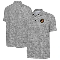 Men's Antigua  White/Black Atlanta United FC Field Ditsy Polo