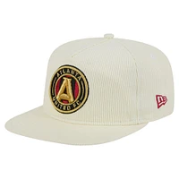Men's New Era  Cream Atlanta United FC 2025 Kickoff Snapback Golfer Hat
