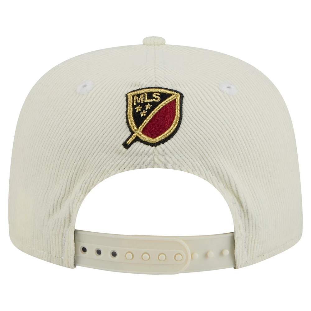 Men's New Era  Cream Atlanta United FC 2025 Kickoff Snapback Golfer Hat