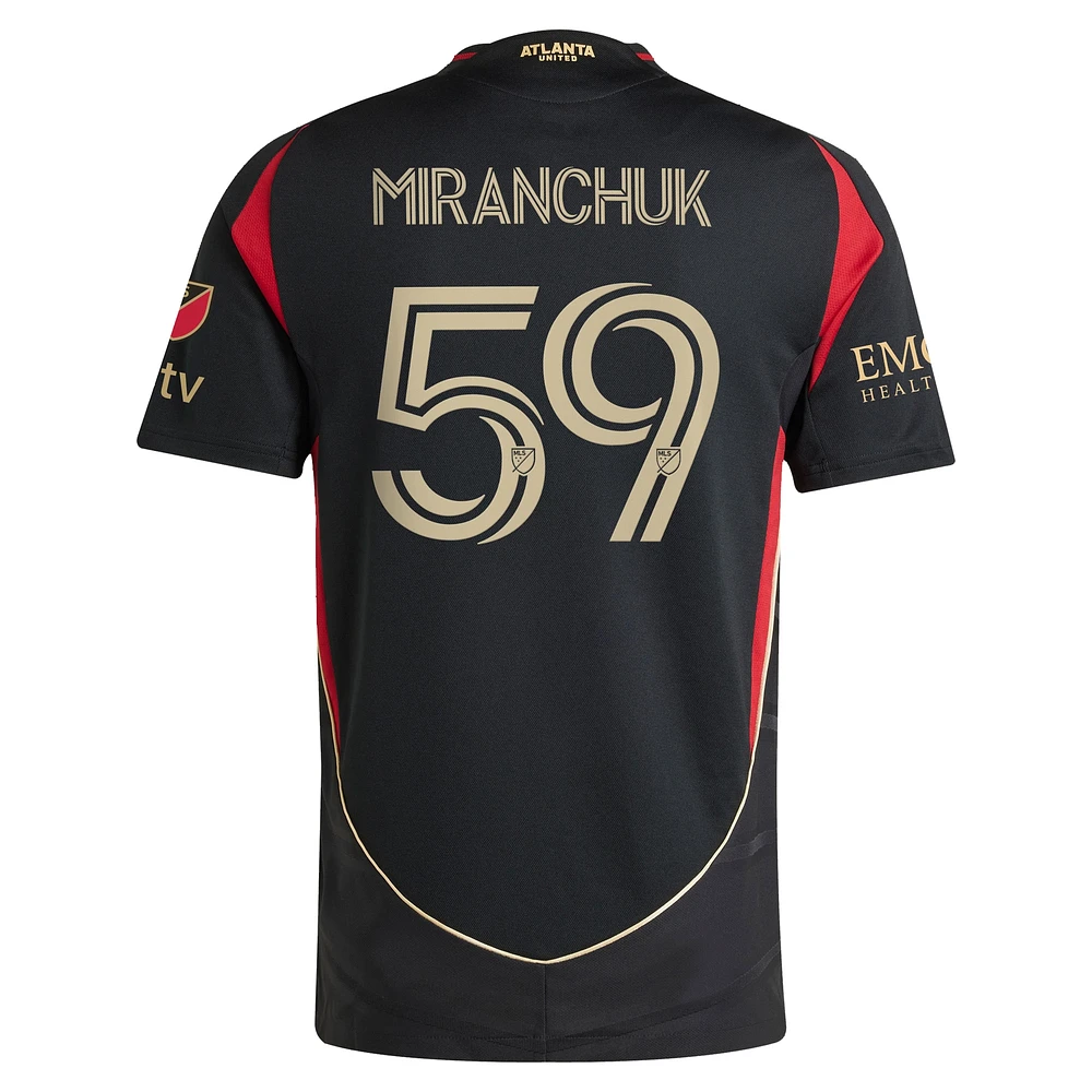 Men's adidas Aleksei Miranchuk Black Atlanta United FC 2025 The Connector Authentic Player Jersey