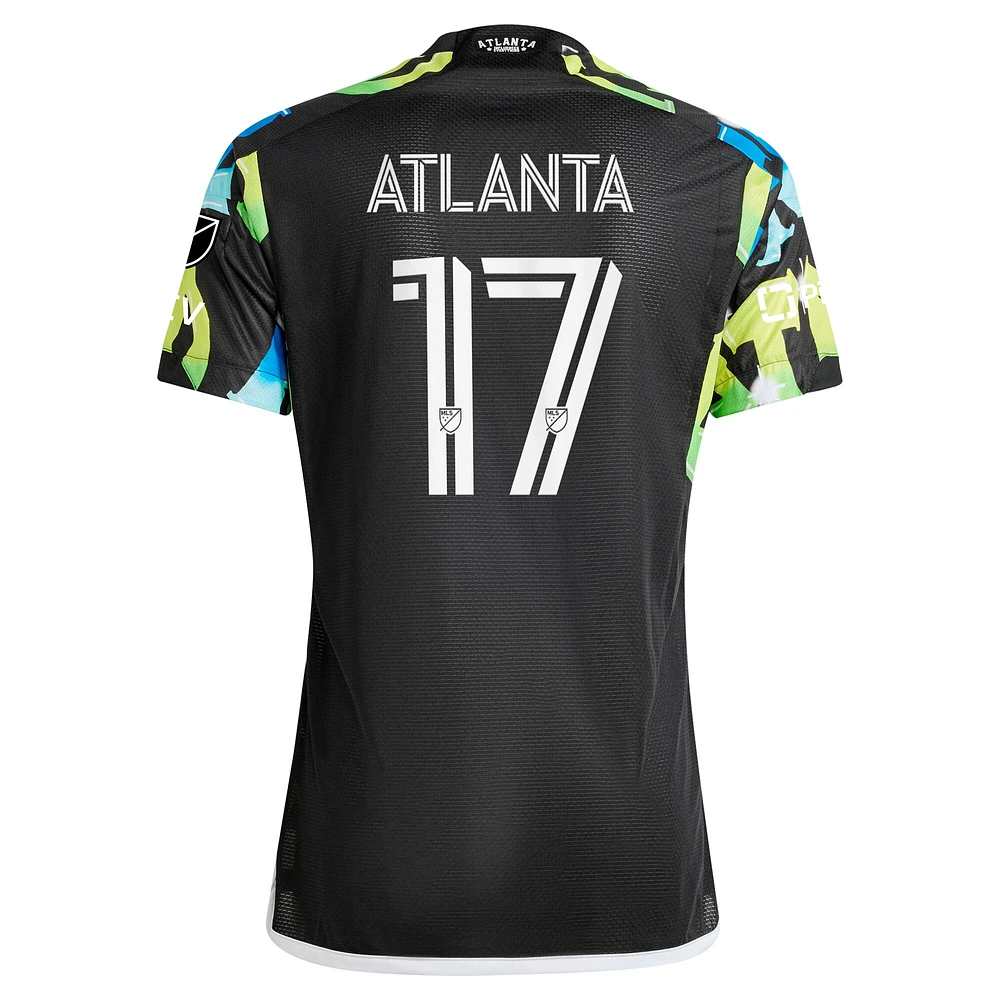 Maillot de joueur authentique Atlanta United FC 2023 The 404 Authentic Player adidas Supporters pour homme - Noir