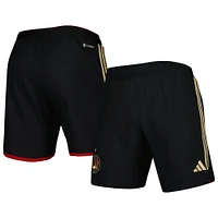 Short adidas noir Atlanta United FC 2023 extérieur AEROREADY Authentic pour homme