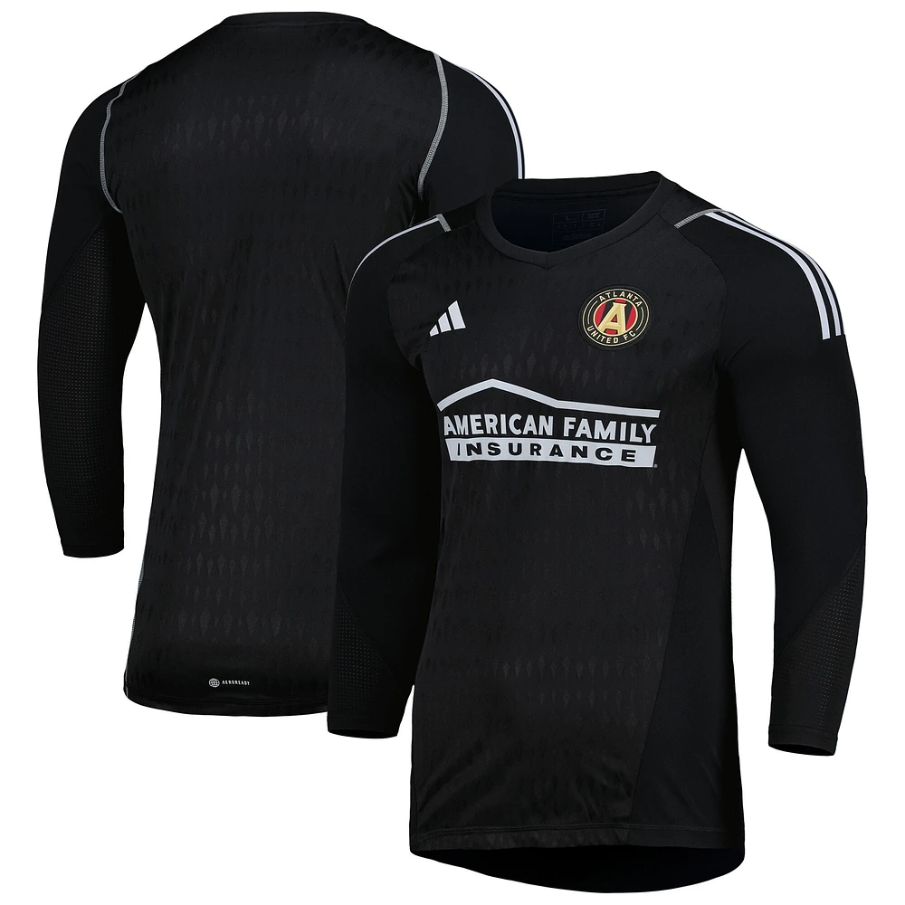 Maillot réplique à manches longues pour gardien de but Atlanta United FC 2023 adidas noir homme