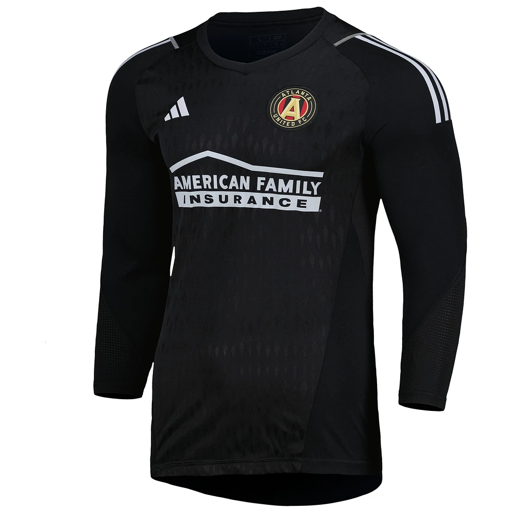 Maillot réplique à manches longues pour gardien de but Atlanta United FC 2023 adidas noir homme