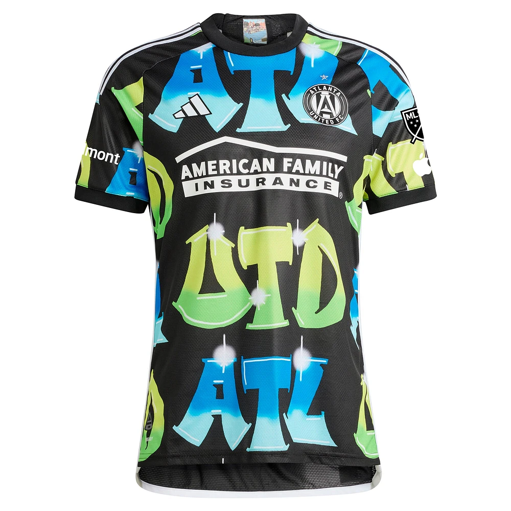 Maillot Atlanta United FC 2023 The 404 Authentic adidas noir pour homme