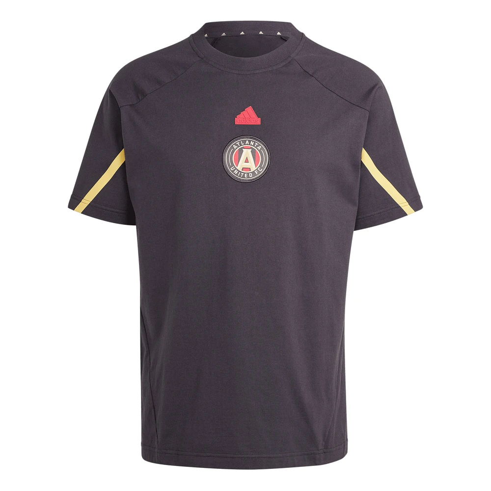 Men's adidas Black Atlanta United FC 2024 Travel Raglan T-Shirt