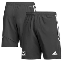 Men's adidas Black Atlanta United FC Downtime AEROREADY Shorts