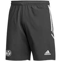 Men's adidas Black Atlanta United FC Downtime AEROREADY Shorts