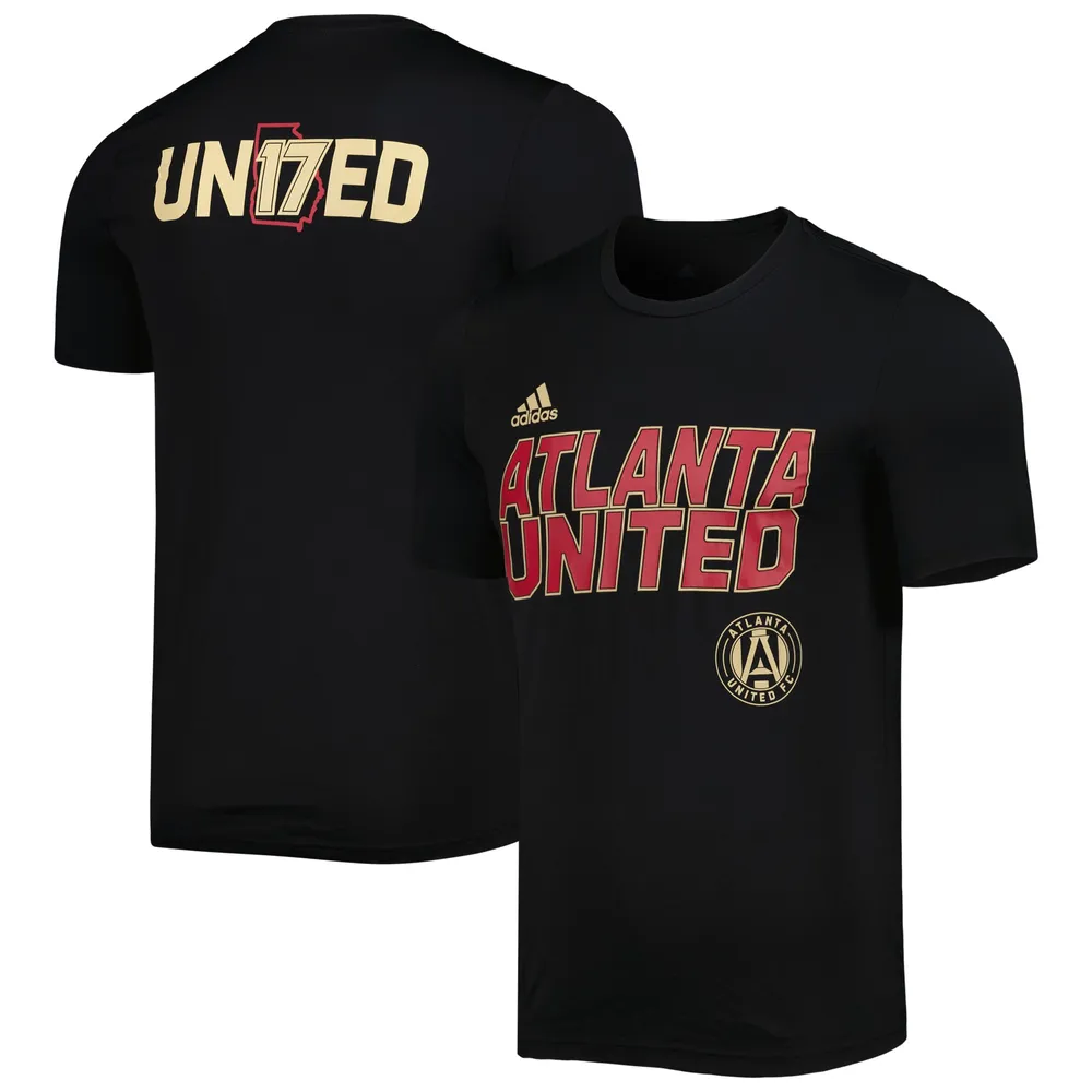 T-shirt adidas Atlanta United FC Team Jersey Hook AEROREADY noir pour homme