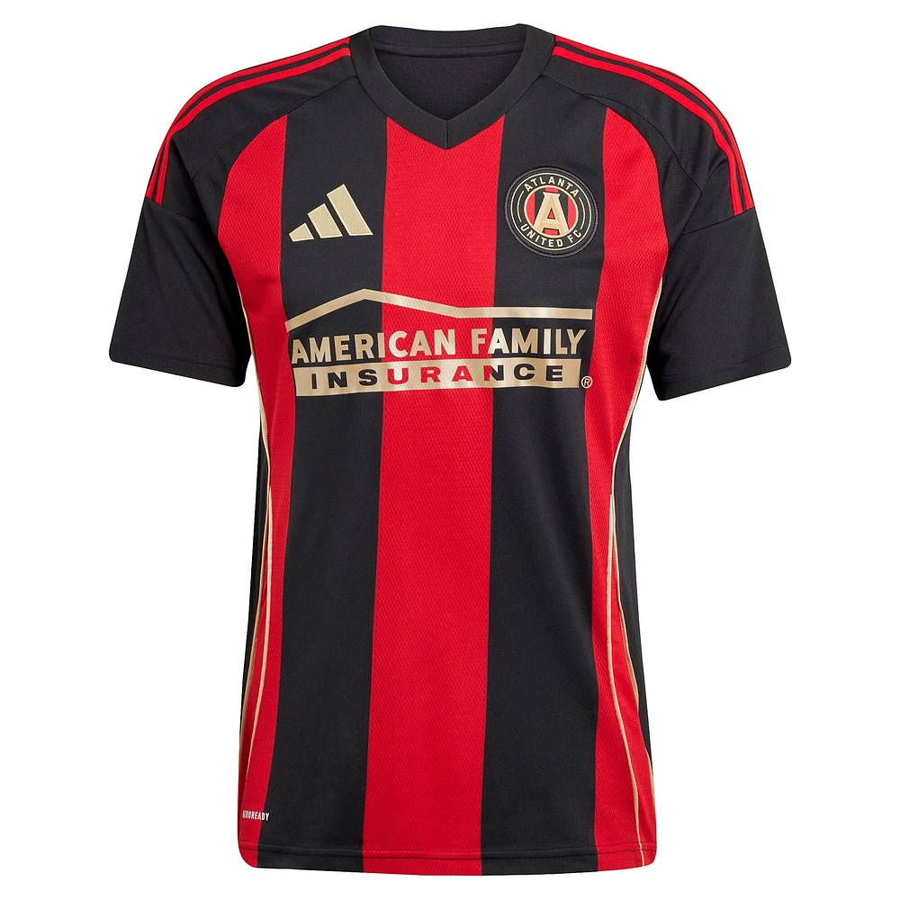 Men's adidas Emmanuel Latte Lath Black Atlanta United FC 2025 The Connector Replica Player Jersey