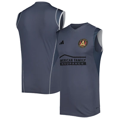 Maillot d'entraînement sans manches Atlanta United FC 2023 pour homme adidas gris