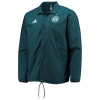 Men's adidas Green Atlanta United FC Anthem Full-Snap Jacket