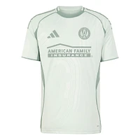 Men's adidas Light Green Atlanta United FC 2025 One Planet Pre-Match Top