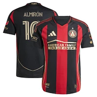 Men's adidas Miguel Almiron Black Atlanta United FC 2025 The Connector Authentic Player Jersey