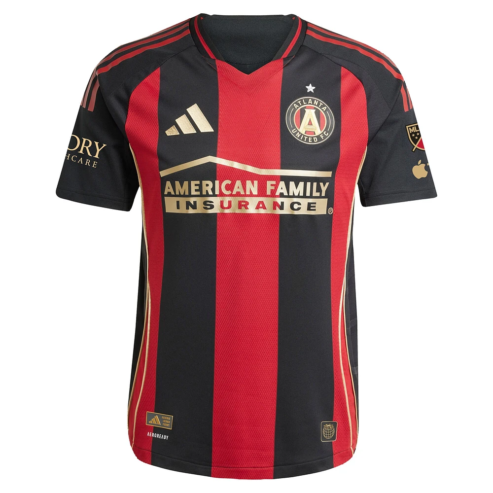 Men's adidas Miguel Almiron Black Atlanta United FC 2025 The Connector Authentic Player Jersey