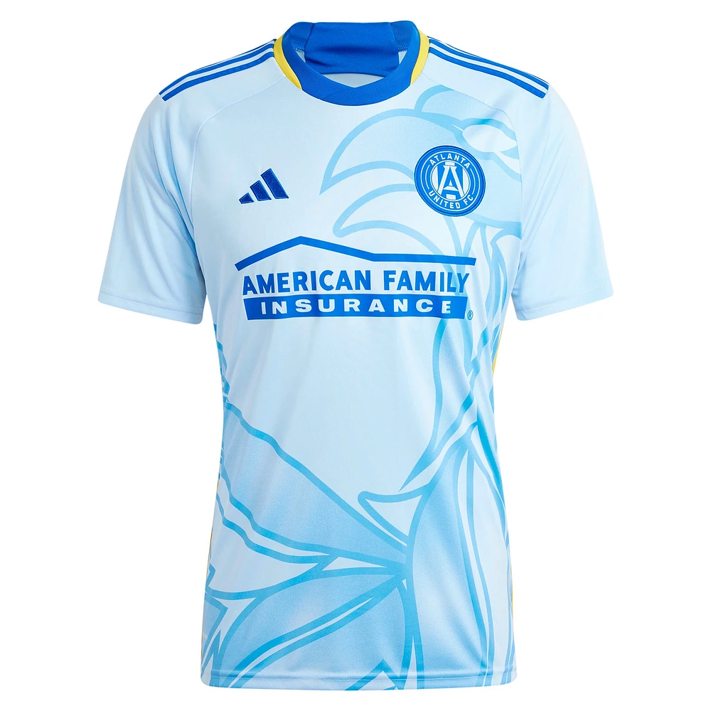Men's adidas #17 Light Blue Atlanta United FC 2024 The Resurgens Kit Replica Player Jersey