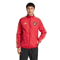 Men's adidas Red/Light Blue Atlanta United FC 2025 Anthem Reversible Full-Zip Jacket