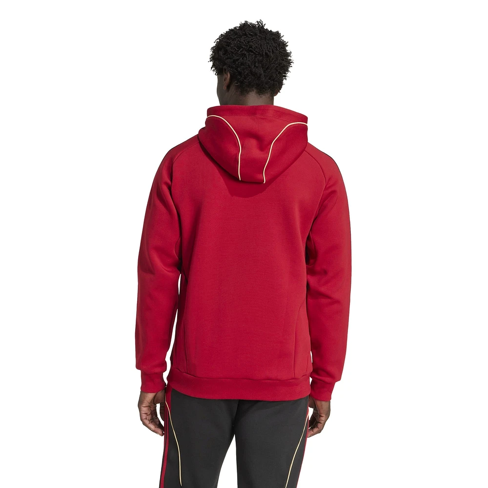 Men's adidas Red Atlanta United FC 2025 Travel Pullover Hoodie