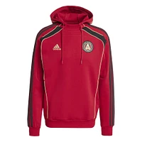 Men's adidas Red Atlanta United FC 2025 Travel Pullover Hoodie