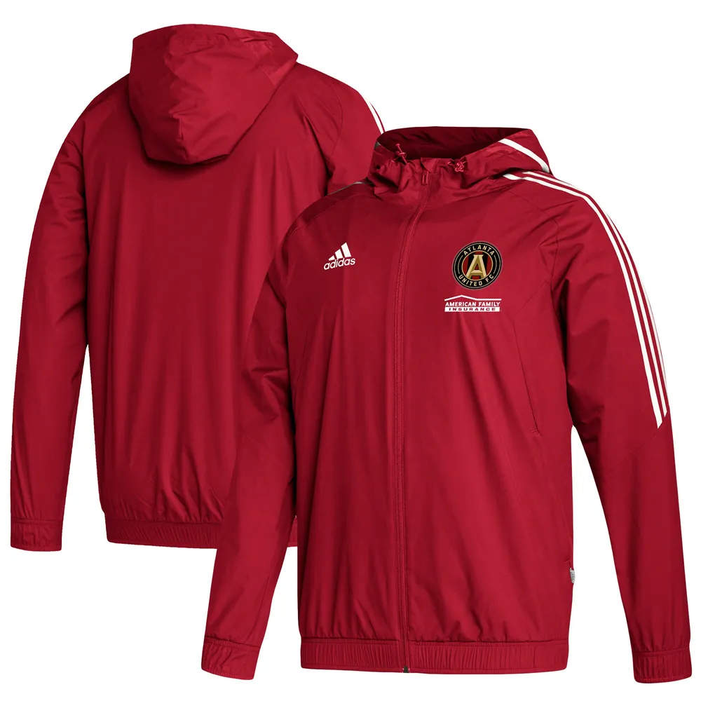 ingeniørarbejde kan ikke se fjende Lids Atlanta United FC adidas All-Weather Raglan Full-Zip Hoodie Jacket -  Red | Westland Mall