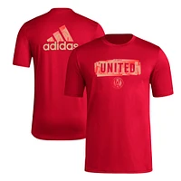 T-shirt adidas rouge Atlanta United FC Local Pop AEROREADY pour hommes