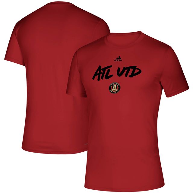 T-shirt adidas rouge pour hommes Atlanta United FC Wordmark Goals