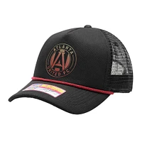 Men's Black Atlanta United FC Atmosphere Trucker Adjustable Hat