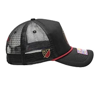 Men's Black Atlanta United FC Atmosphere Trucker Adjustable Hat