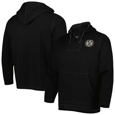 Sweat à capuche noir Atlanta United FC Baja en molleton encolure V pour homme