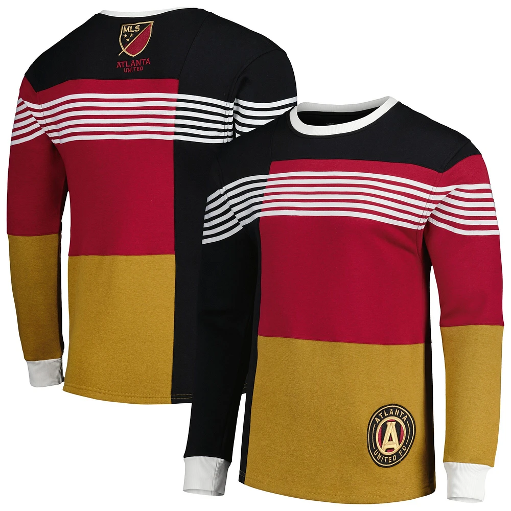 Sweat à enfiler noir avec logo Atlanta United FC pour homme