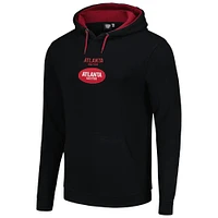 Sweat à capuche noir Atlanta United FC Stacked pour homme