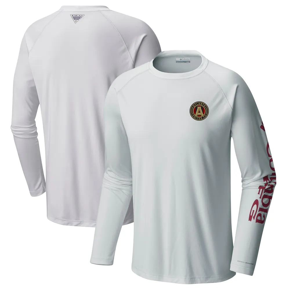 Columbia Men's Alabama Crimson Tide Grey Terminal Tackle Long Sleeve T-Shirt, Small, Gray