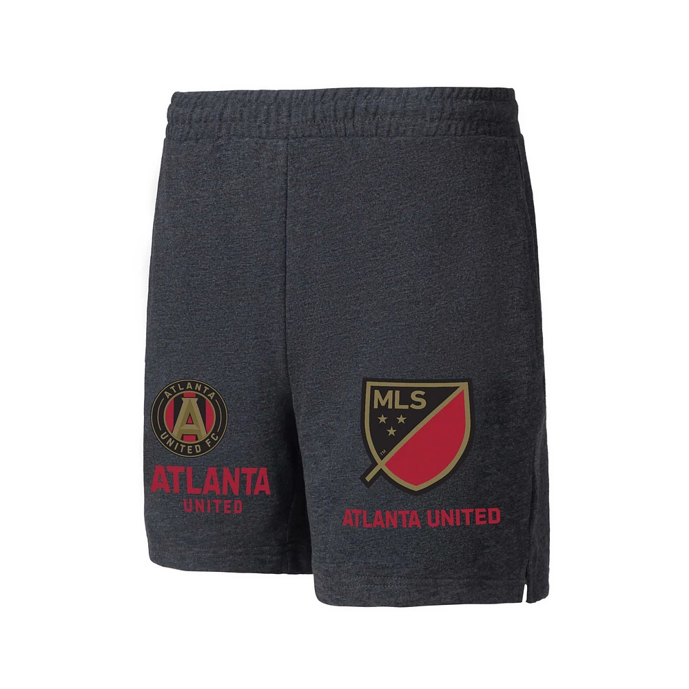 Men's Concepts Sport  Charcoal Atlanta United FC Multi-Logo Shorts