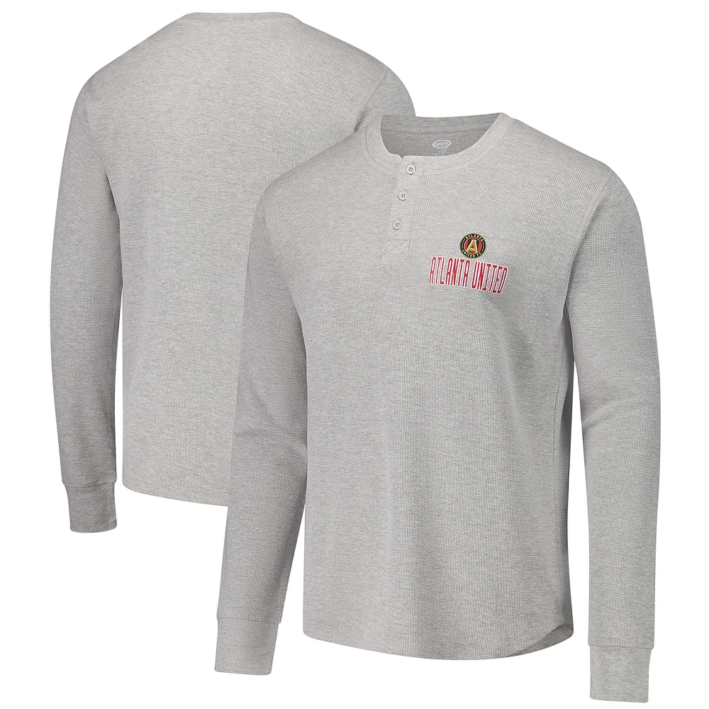 T-shirt à manches longues en tricot thermique gris Atlanta United FC Region pour homme Concepts Sport