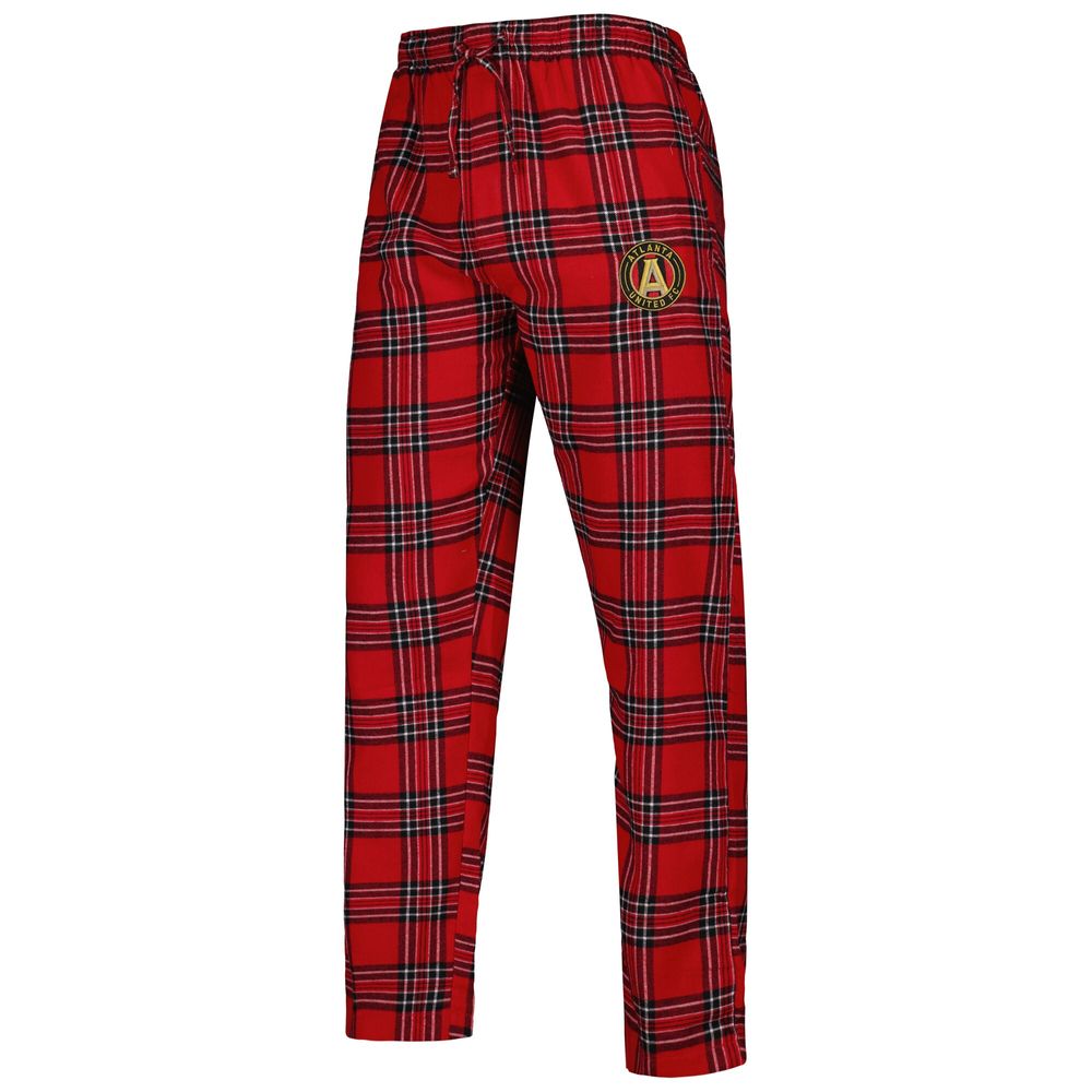 Men's Concepts Sport Red/Black Atlanta United FC Takeaway Flannel Pants