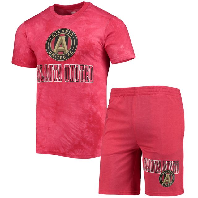 Concepts Sport Ensemble de nuit avec t-shirt et short Billboard Atlanta United FC rouge pour homme