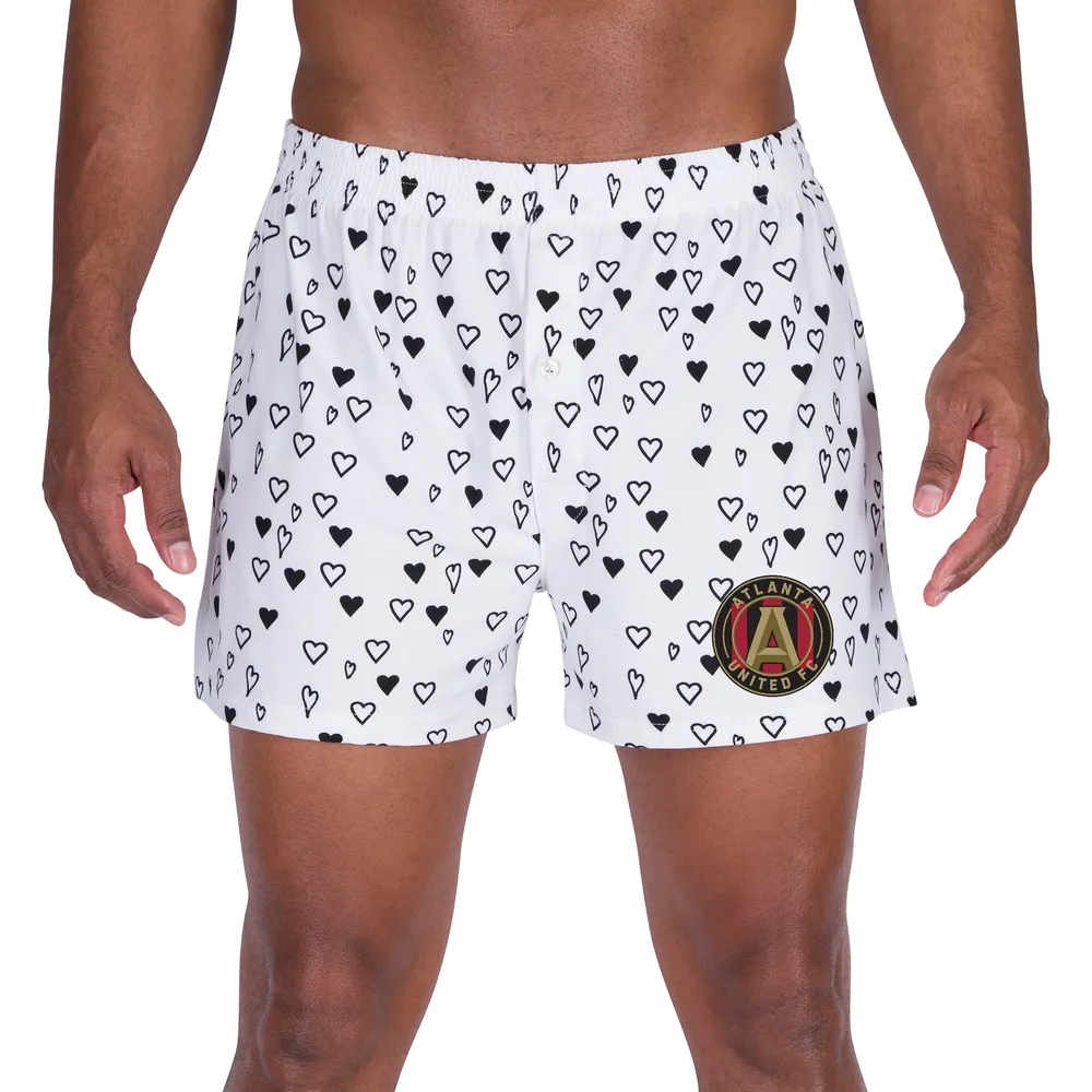 Men's Concepts Sport White Atlanta United FC Epiphany All Over Print Knit  Boxers