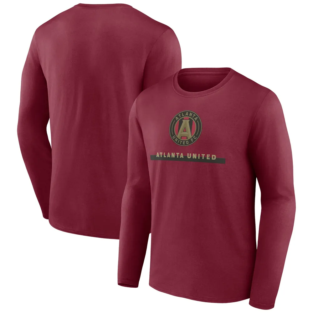Men's Fanatics Branded Red Atlanta Braves Official Wordmark Logo T-Shirt
