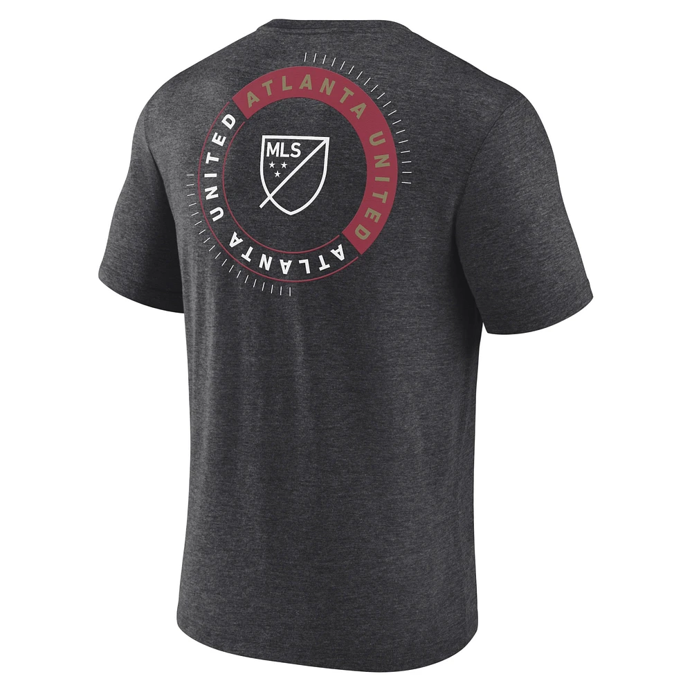 Men's Fanatics Charcoal Atlanta United FC Full Circle Tri-Blend T-Shirt