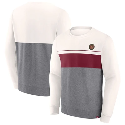 Sweat-shirt gris Fanatics pour hommes Atlanta United FC Corner Pass