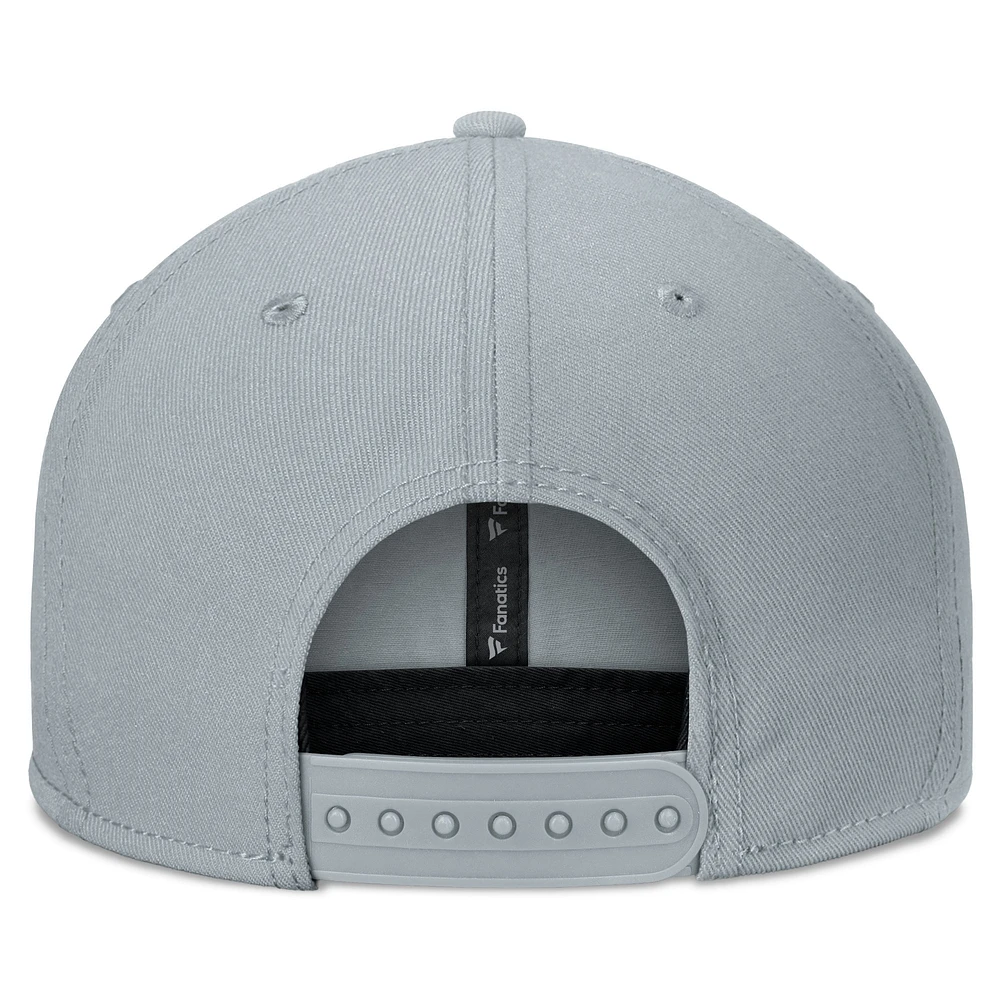 Men's Fanatics Gray Atlanta United FC Smoke Snapback Hat