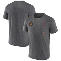 T-shirt droit Fanatics Heather Charcoal Atlanta United FC pour hommes