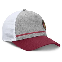 Men's Fanatics Heather Gray Atlanta United FC Low Block Trucker Adjustable Hat