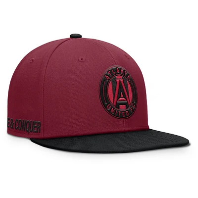 Casquette snapback rouge Atlanta United FC Sitter pour homme