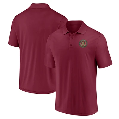 Polo rouge de l'équipe Atlanta United FC marque Fanatics pour hommes