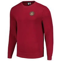 Sweat à enfiler rouge chiné Atlanta United FC pour homme