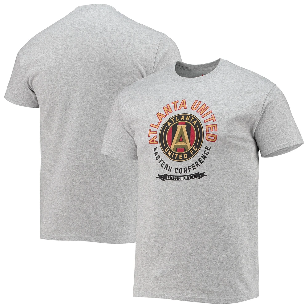 T-shirt majestueux gris Atlanta United FC établi pour hommes