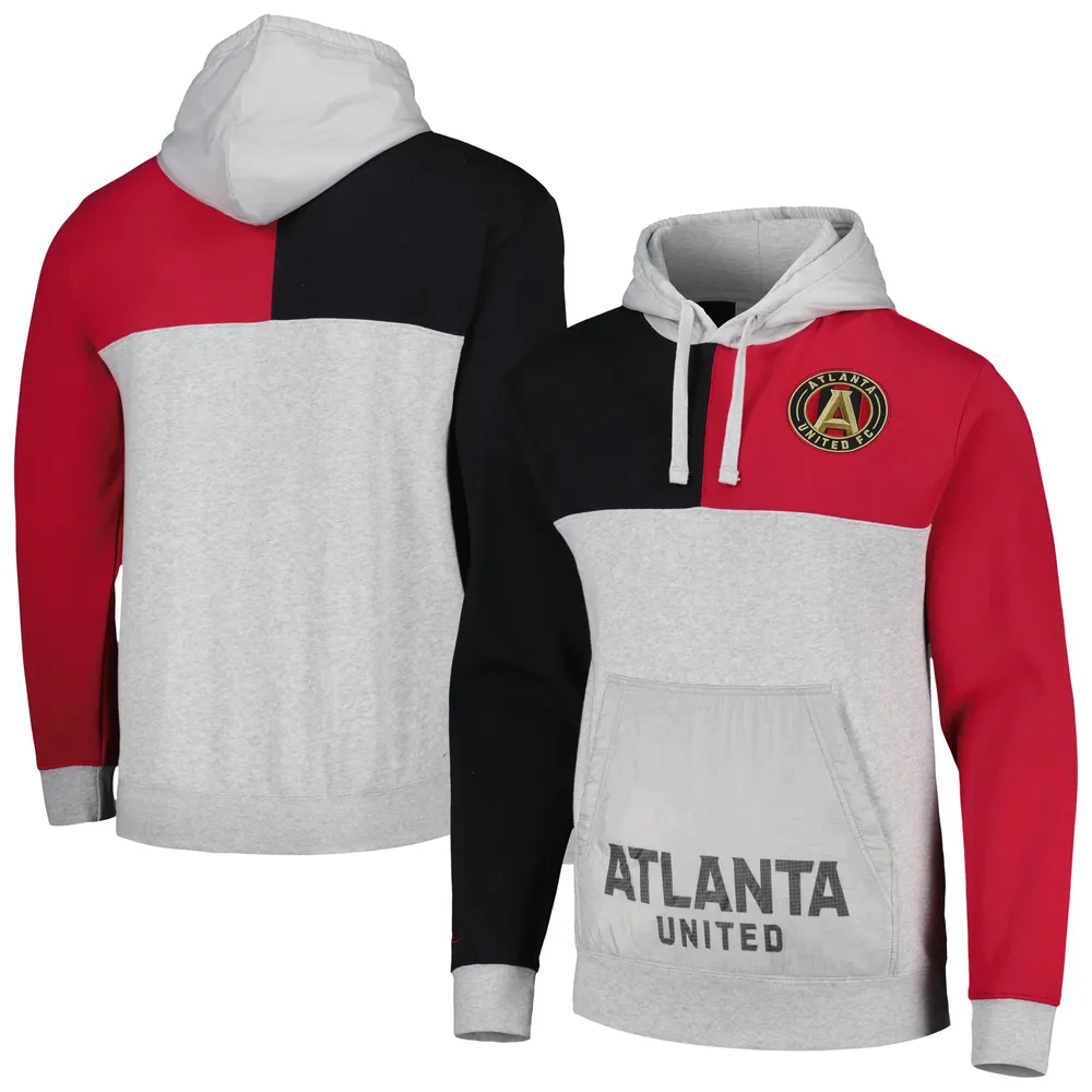 Men's Mitchell & Ness Gray Atlanta United FC Tie Breaker Pullover Hoodie